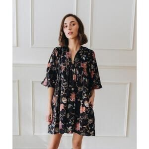 Mille Resort Daisy Mini Dress in St. Germain Print Women's Sz. M